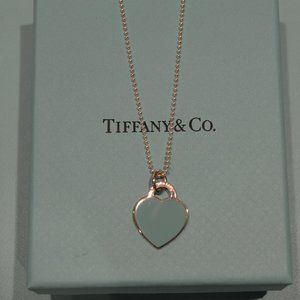 Tiffany & Co Milano Italy Charm on small beaded chain
